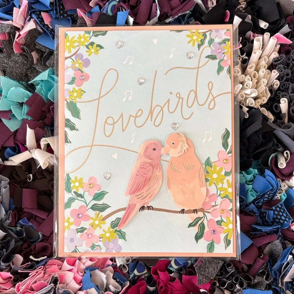 🆕Papyrus “Lovebirds” Couples Card