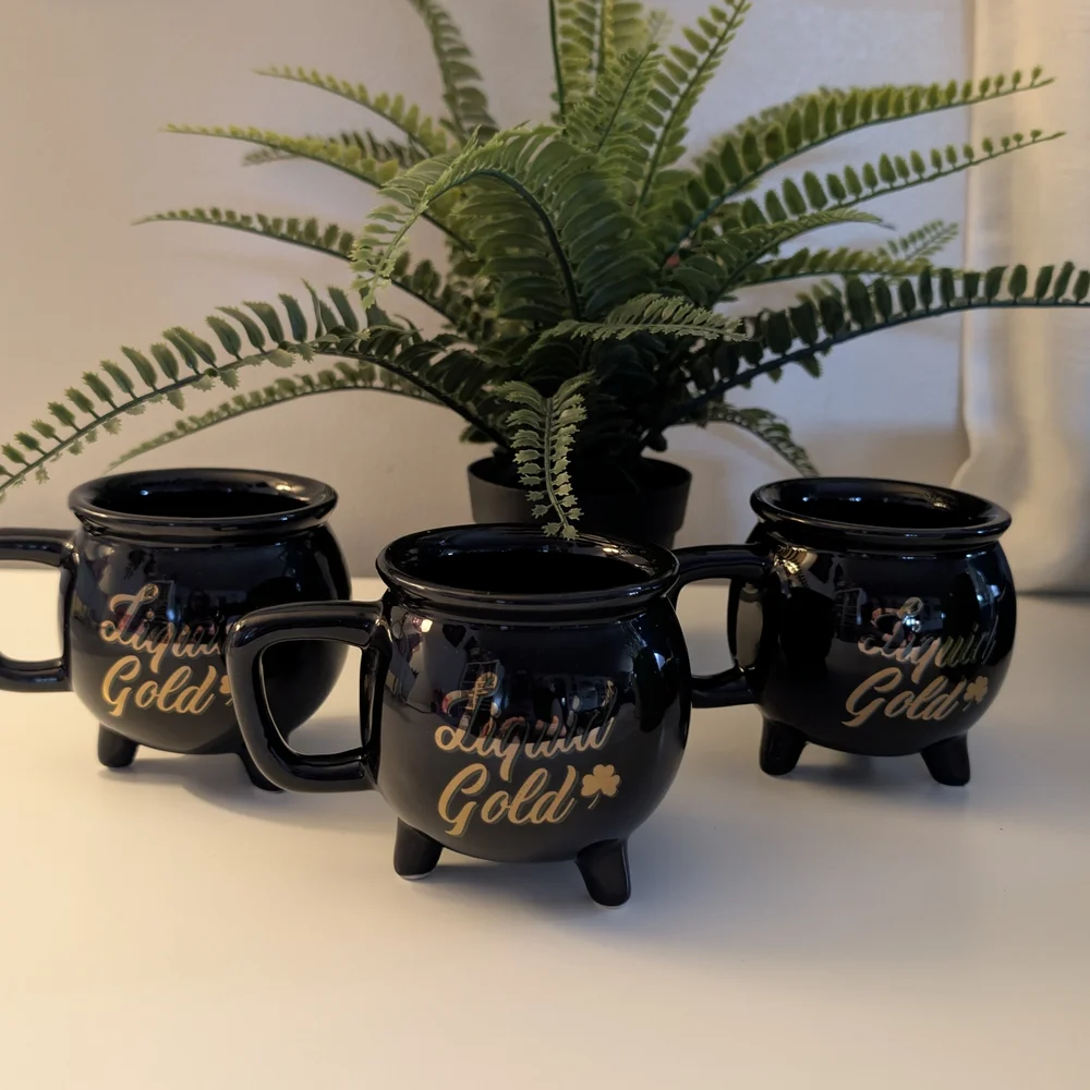Target Black and Green Mug and Plate Set