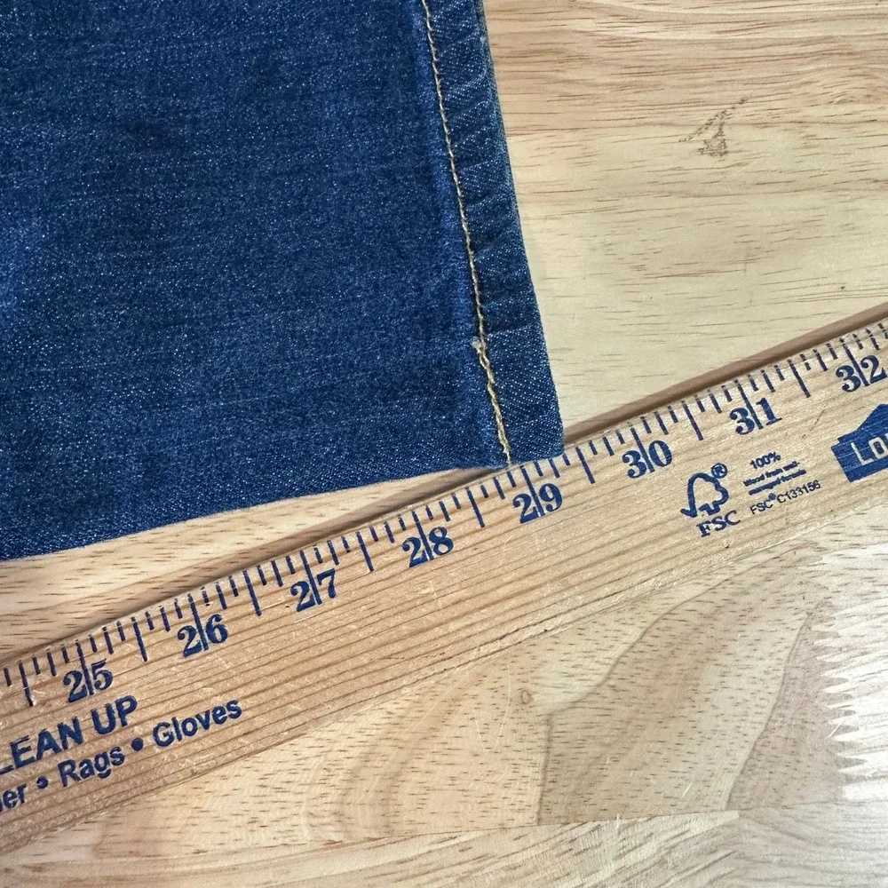 Levis 513 Jeans Blue Slim Straight Leg Denim Mens 38x32
