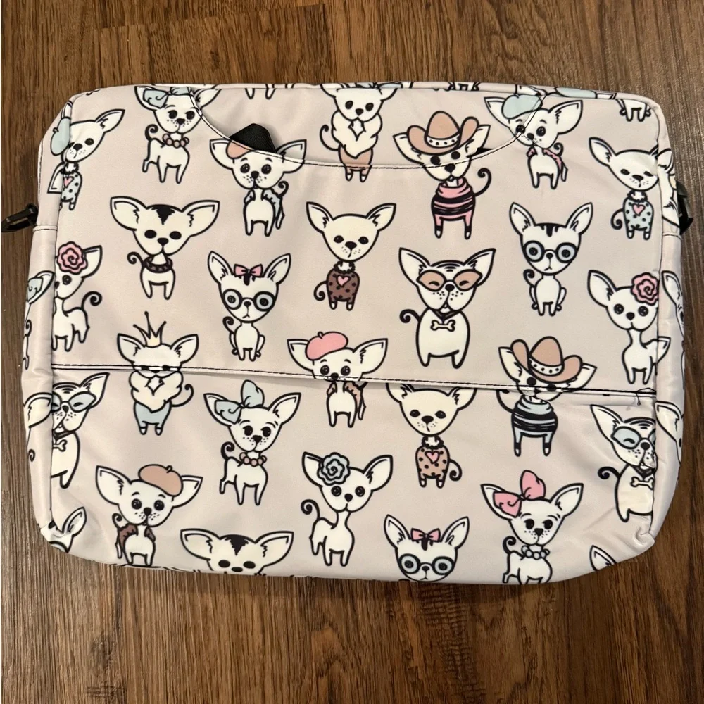 Cute Chihuahua 15.6” Laptop Case - Waterproof with Adjustable Strap - New