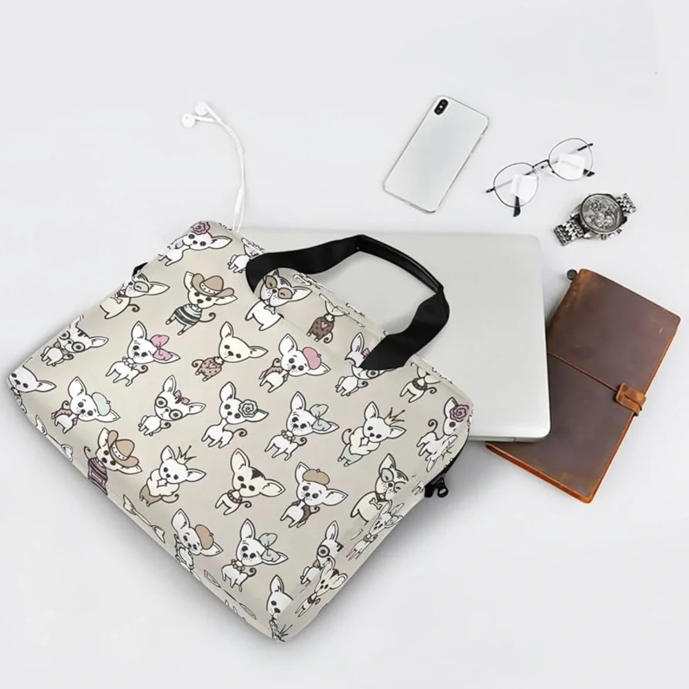 Cute Chihuahua 15.6” Laptop Case - Waterproof with Adjustable Strap - New