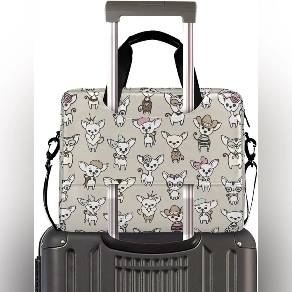 Cute Chihuahua 15.6” Laptop Case - Waterproof with Adjustable Strap - New
