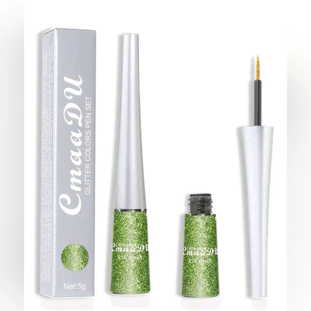 Source Unknown finish lime glitter