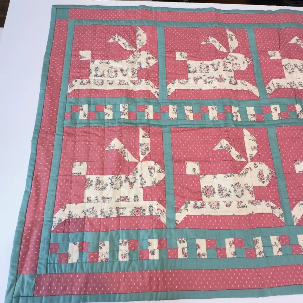 Handmade patchwork quilt