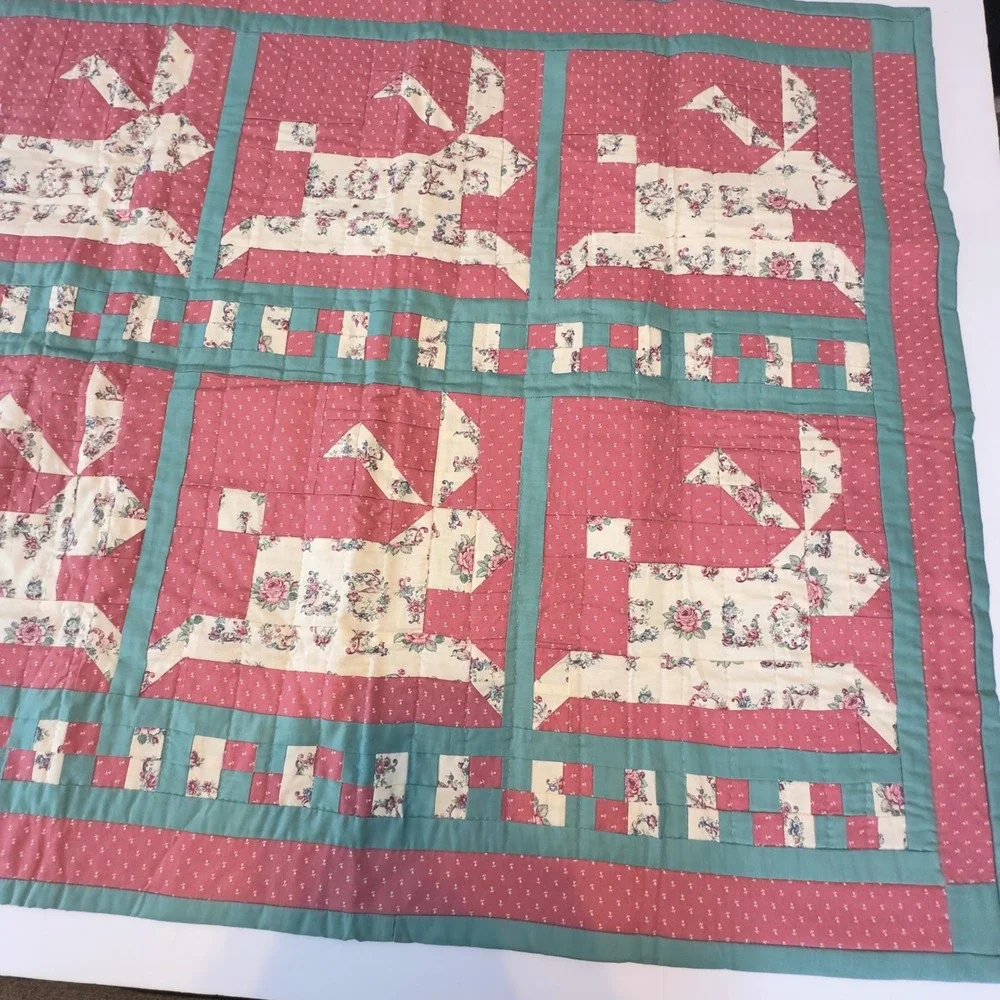Handmade patchwork quilt