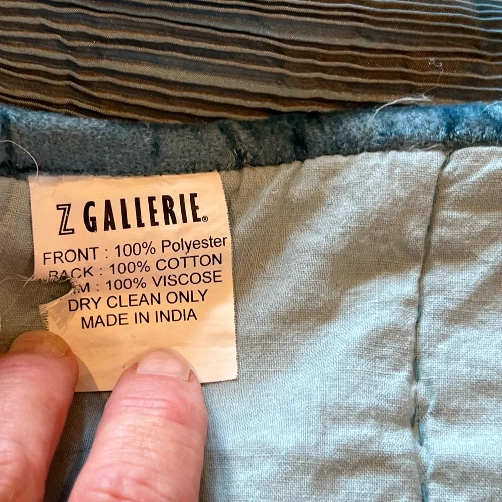 Z Gallerie teal gold