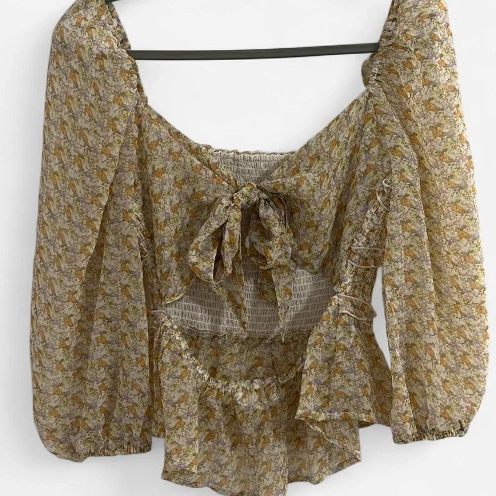 Astr label floral