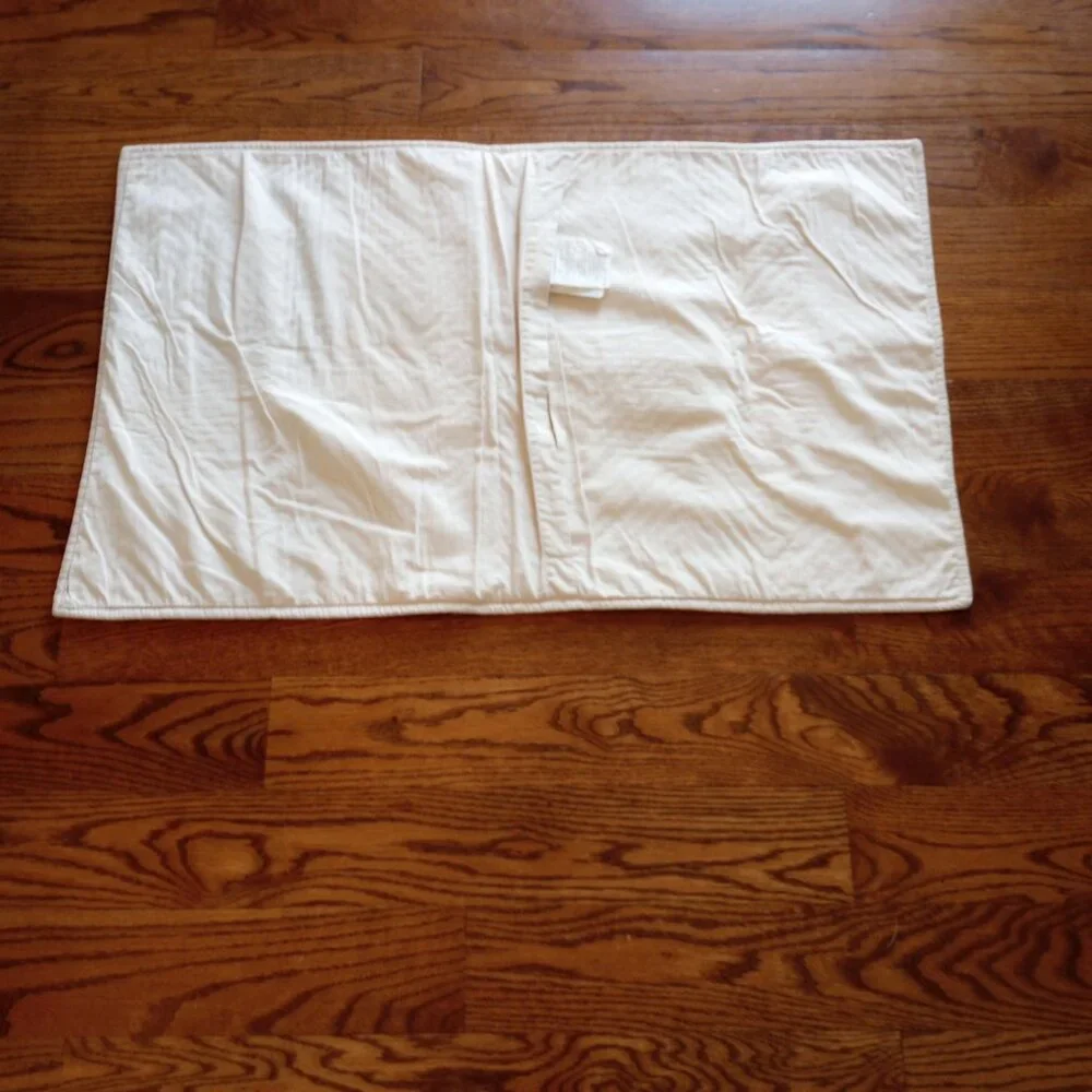 RH Restoration Hardware Ivory Herringbone King Pillow Sham