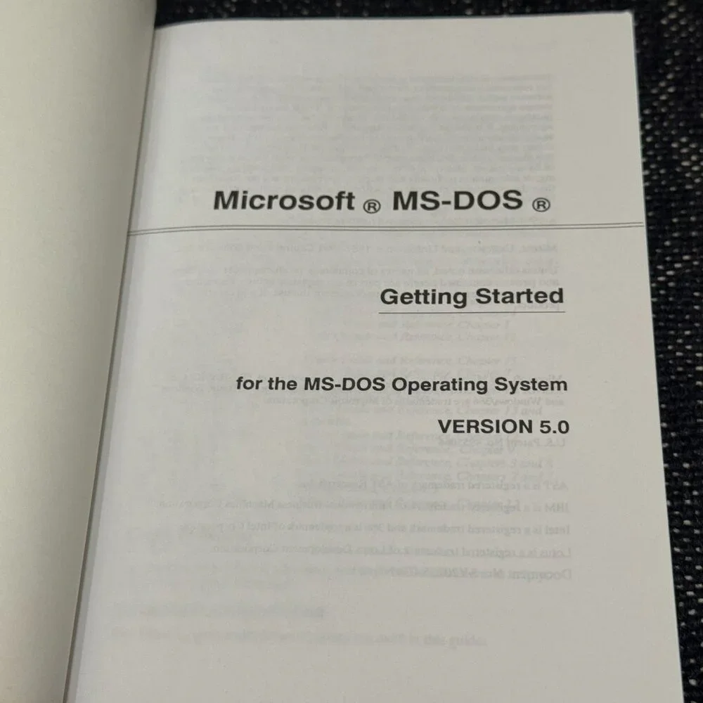 Microsoft ms dos