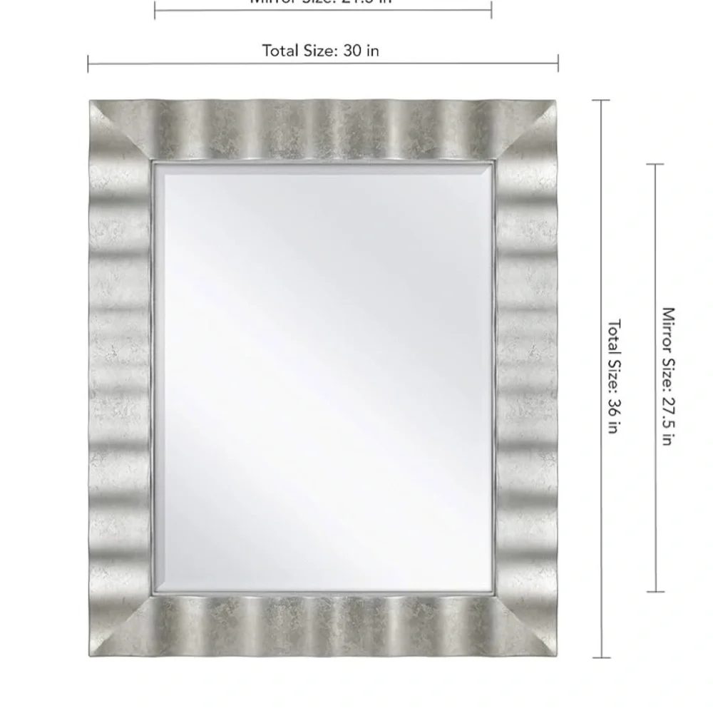 Elegant Silver Wall Mirror