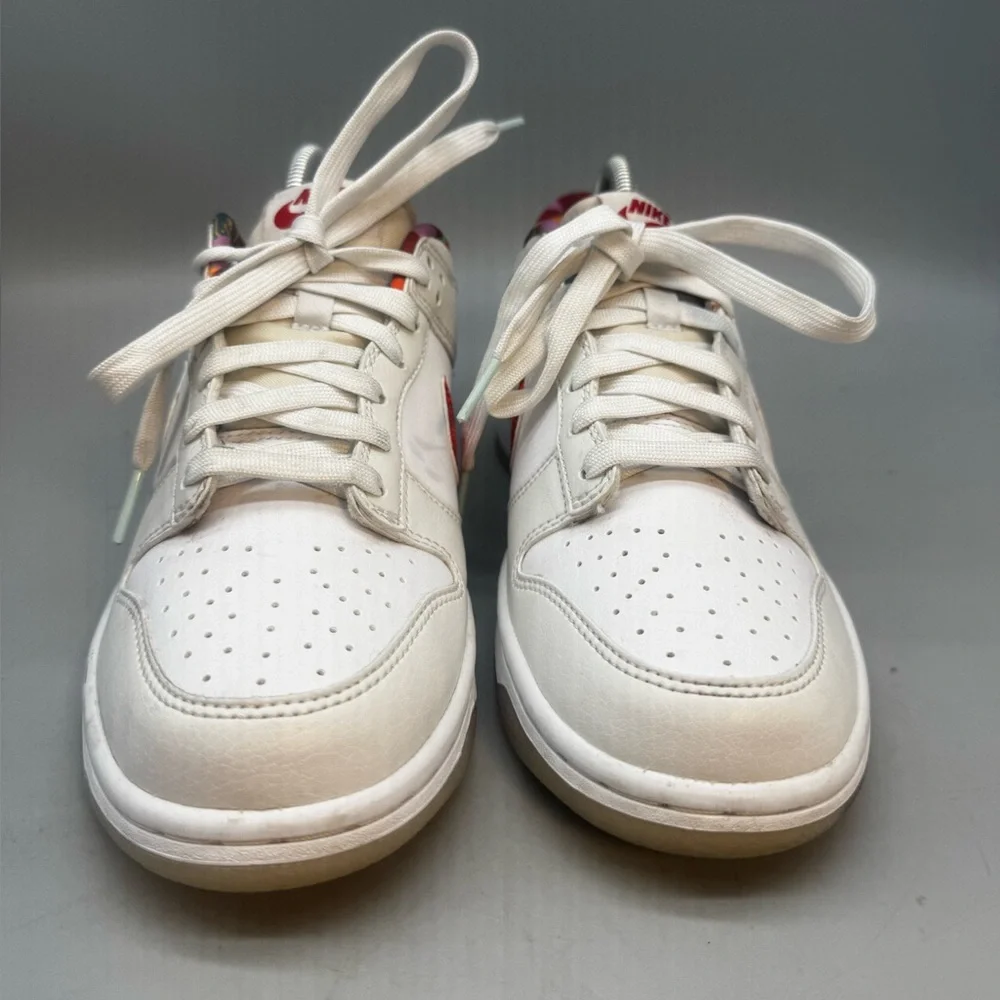 Nike Dunk Low Paisley Swoosh Cream Multi FN8913-141 Youth Size 6.5Y / Women 8