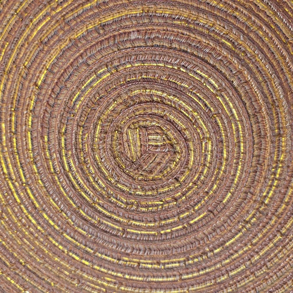 Set Of 4 Round Woven 15
