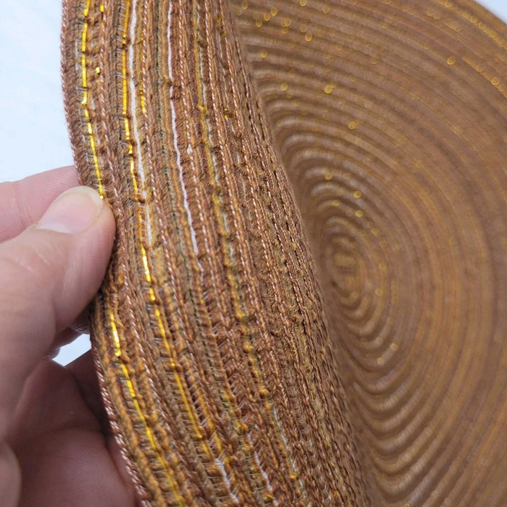 Set Of 4 Round Woven 15