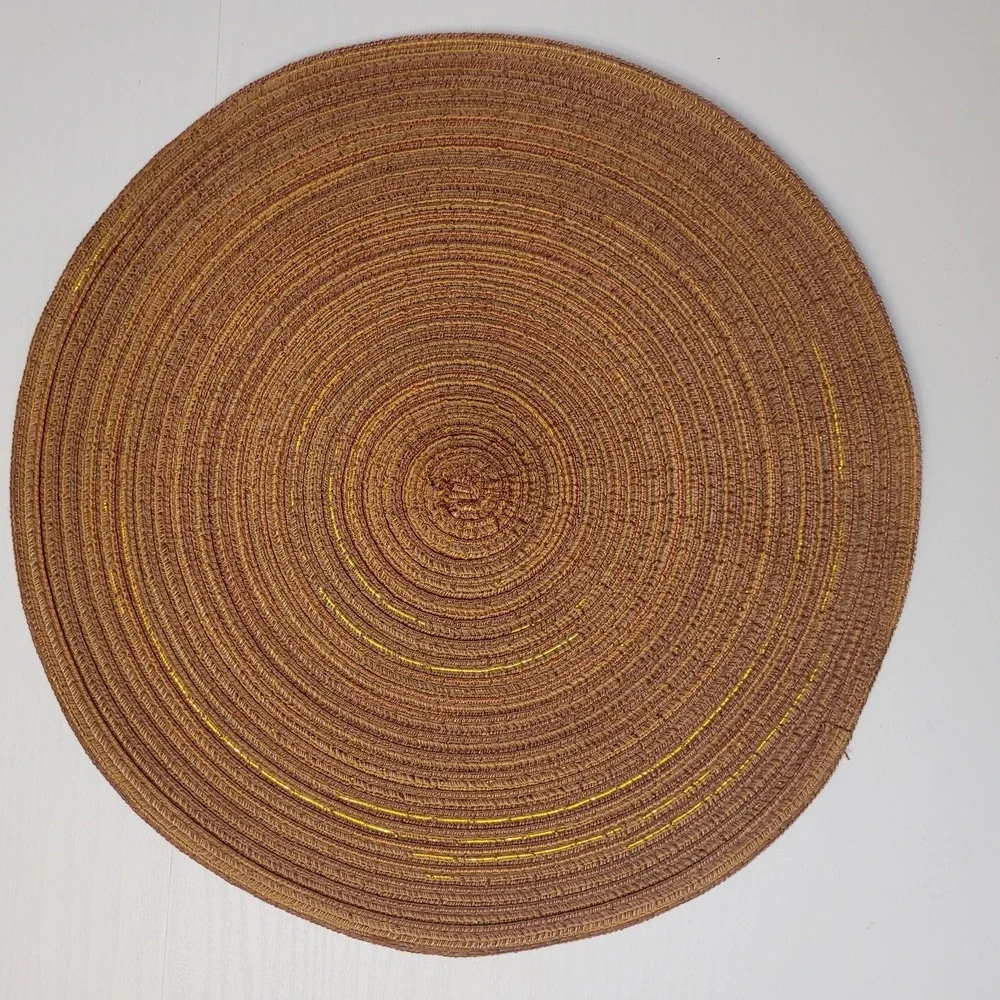 Set Of 4 Round Woven 15