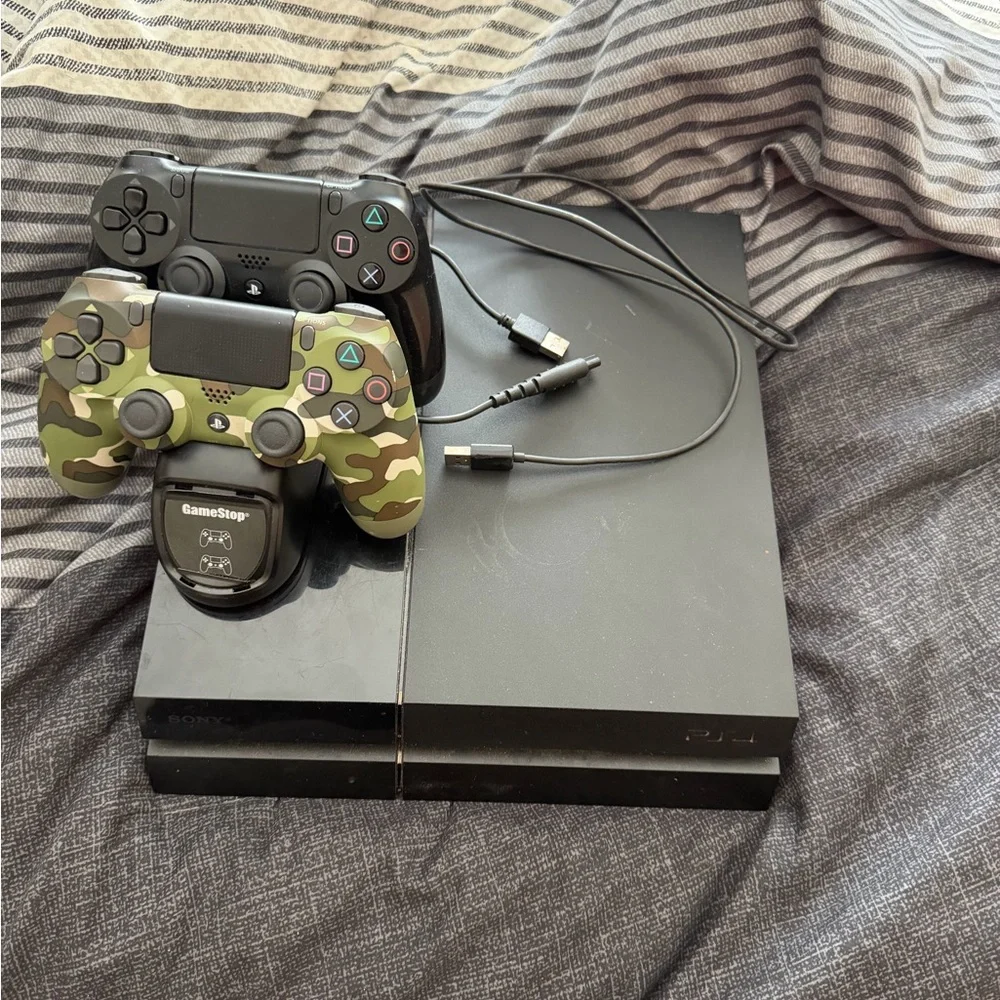 Sony PlayStation 4 Blue User Interface Display