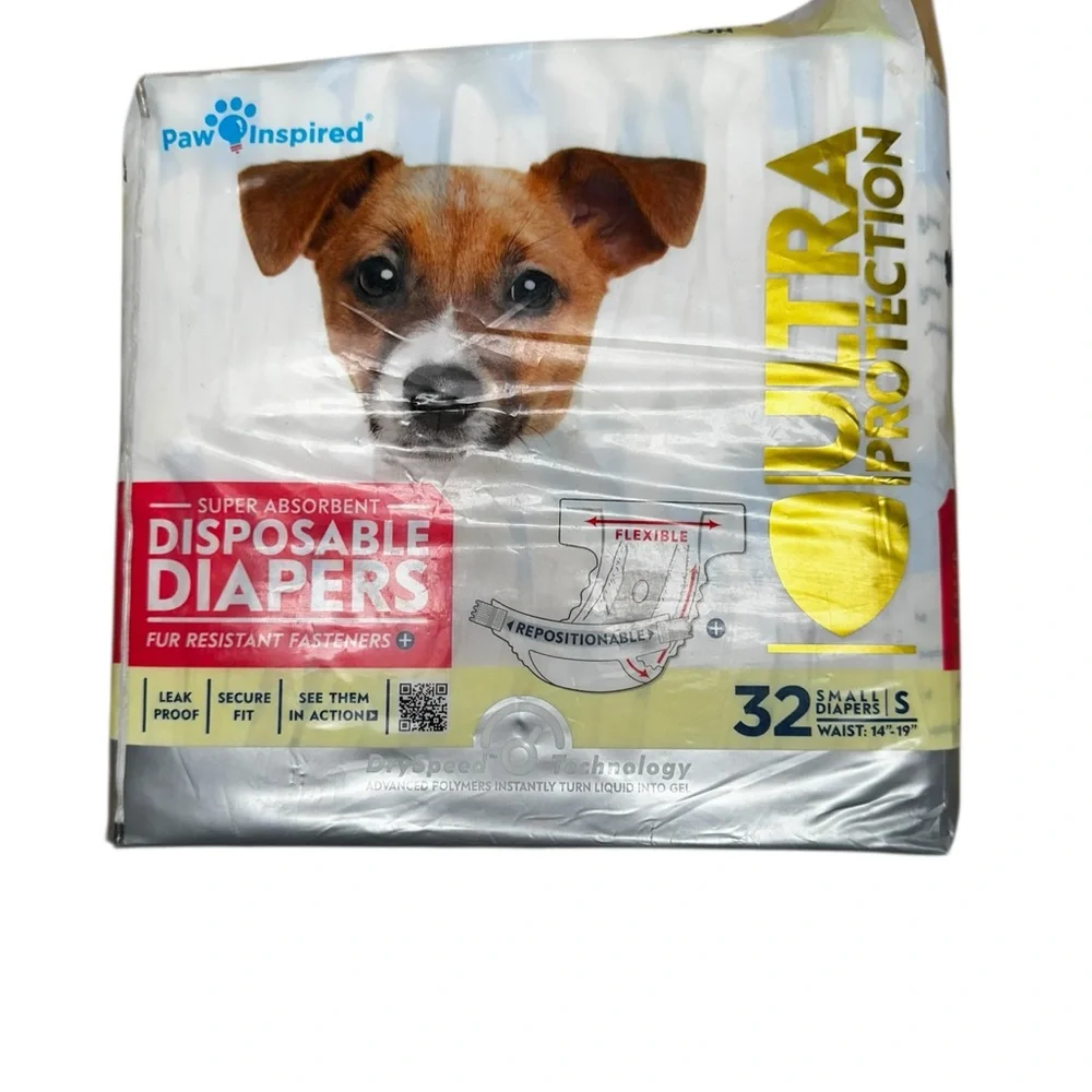 Doggie Disposable diapers Small 32 count