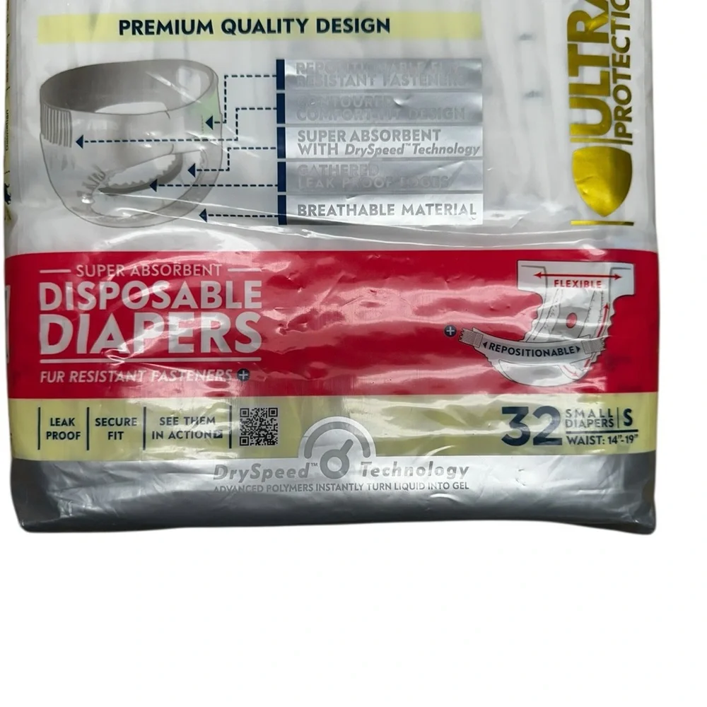 Doggie Disposable diapers Small 32 count