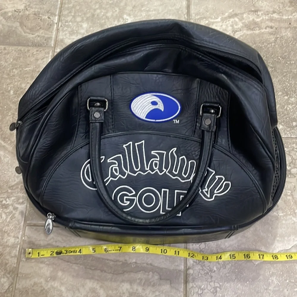 Callaway Black Duffel Bag with White Logo