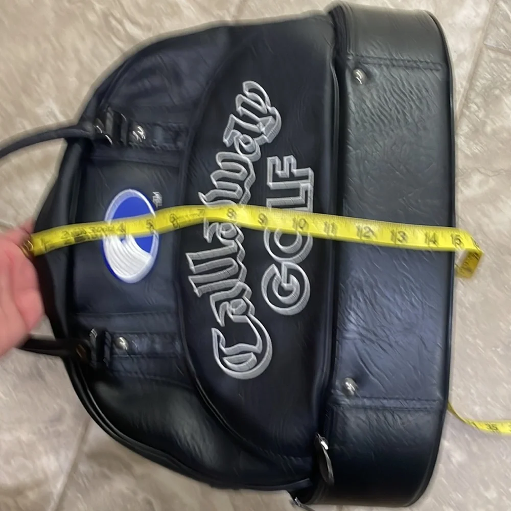 Callaway Black Duffel Bag with White Logo