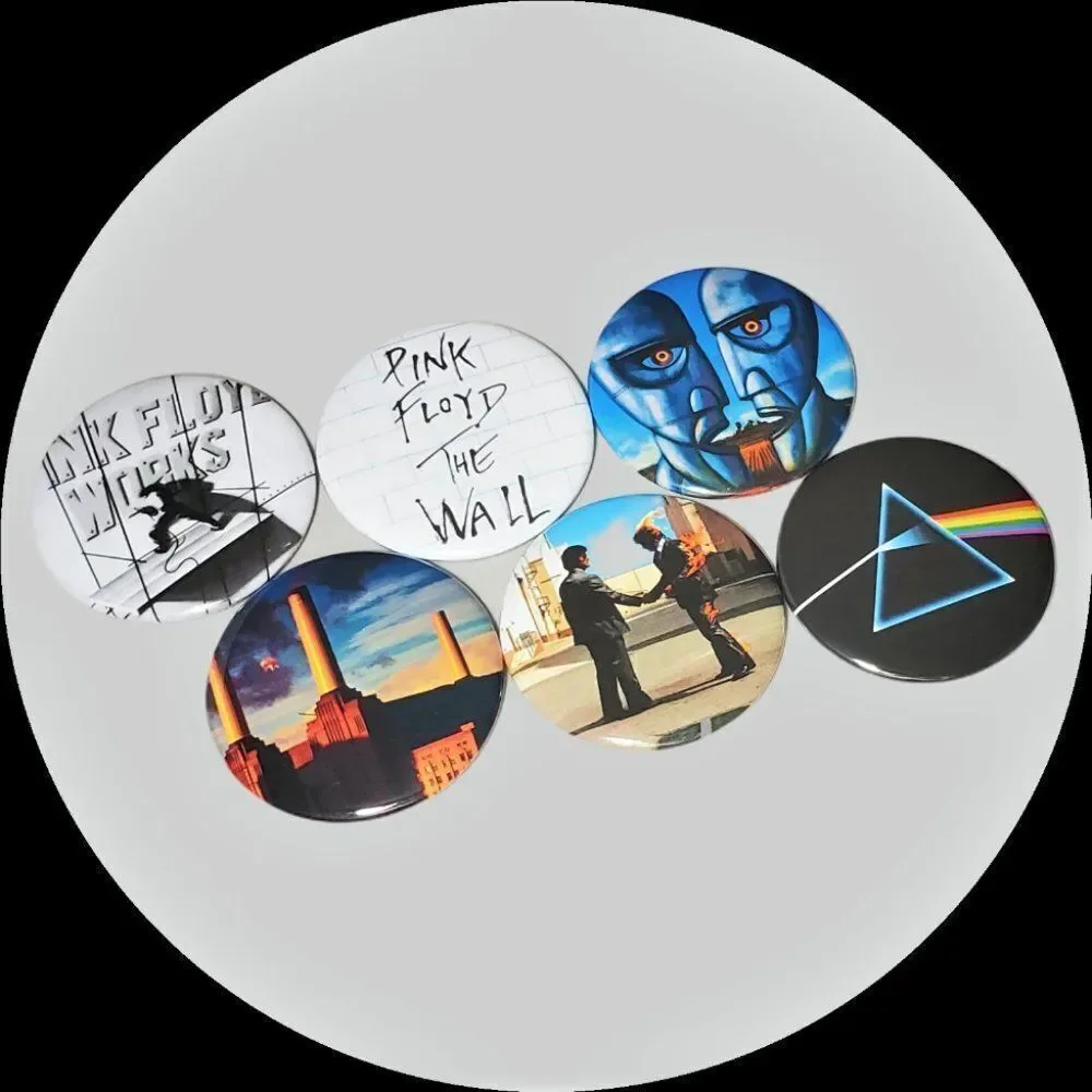 Pink Floyd Dark Side Of The Moon 8Rock Music Button Pins