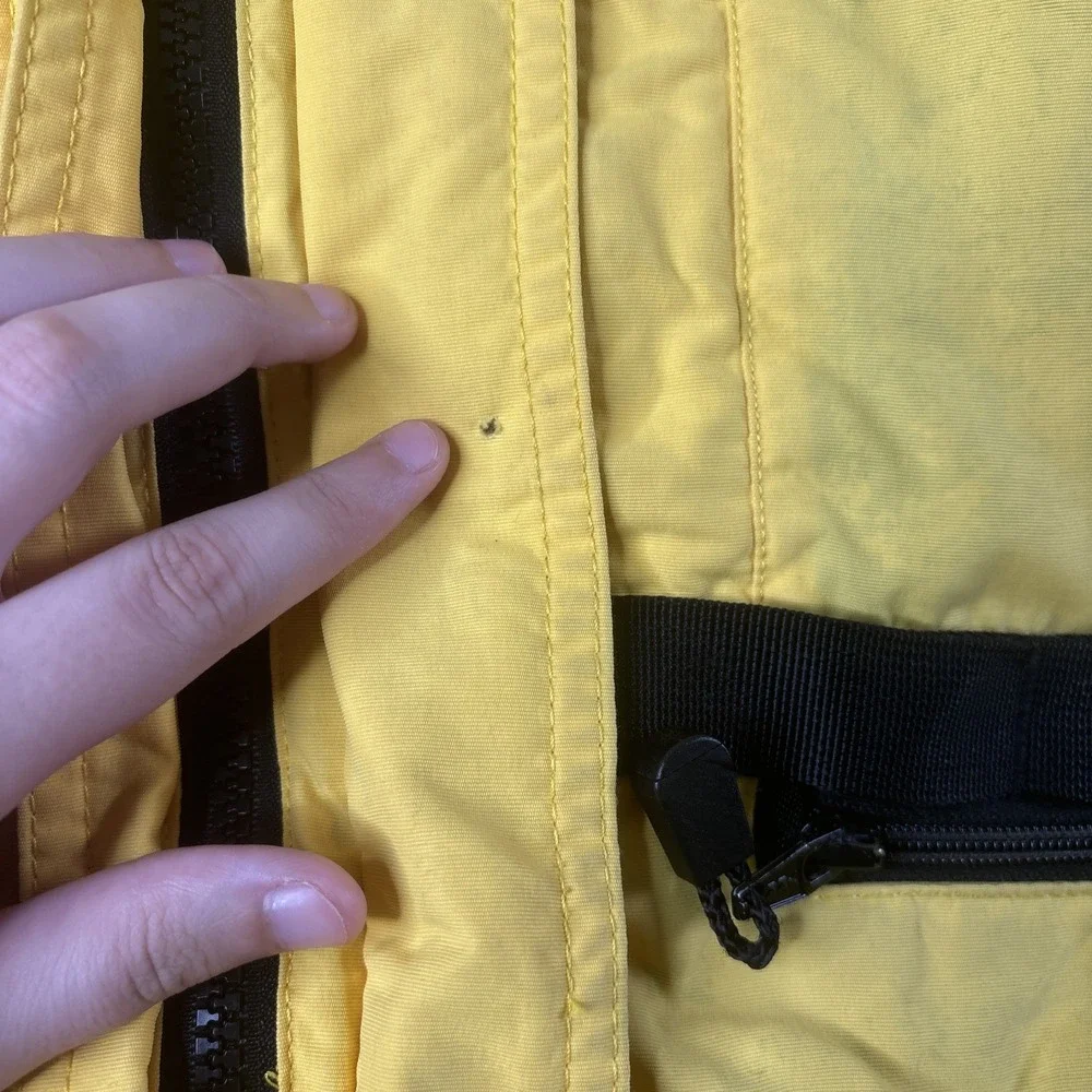 The North Face Steep Tech‎ Jacket Men's XL Zip Up Hiking Grand Yellow READ