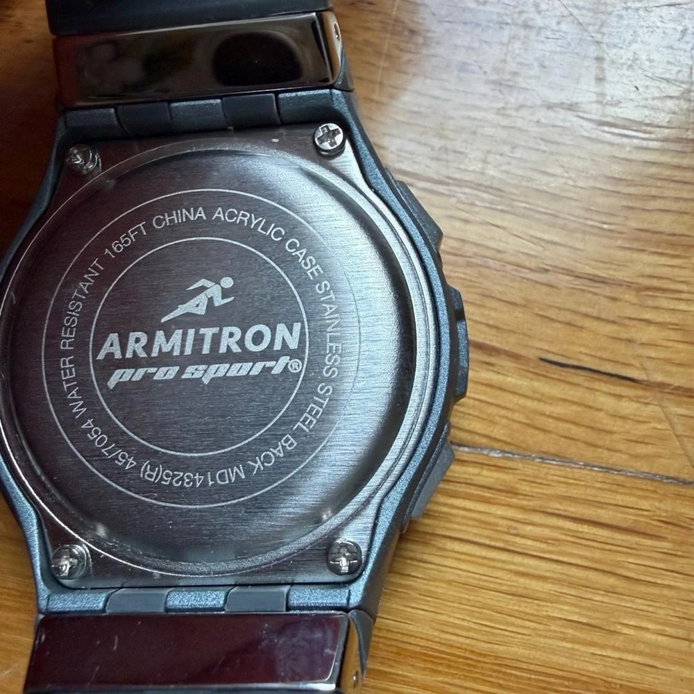 Armitron Orange and Gray Digital Sports Watch