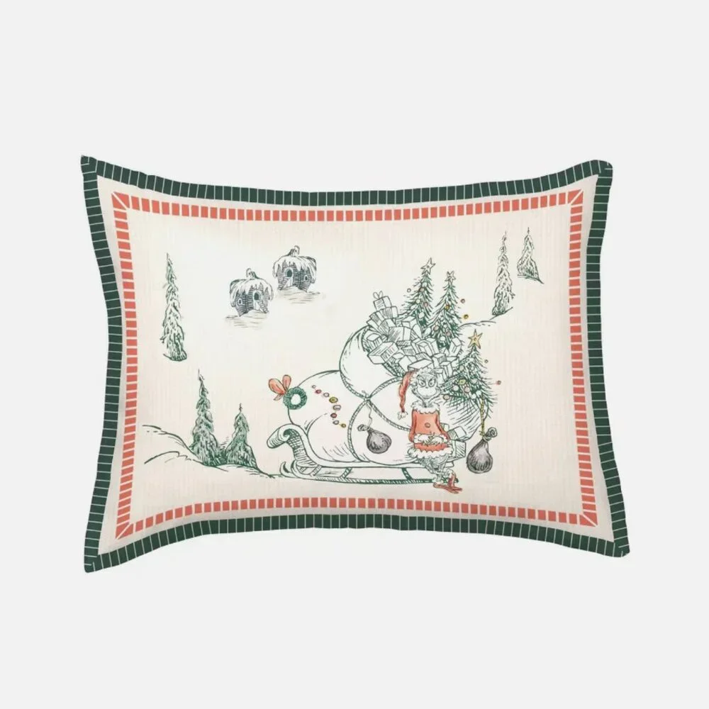 NWT The GRINCH Quilt Set Full/Queen