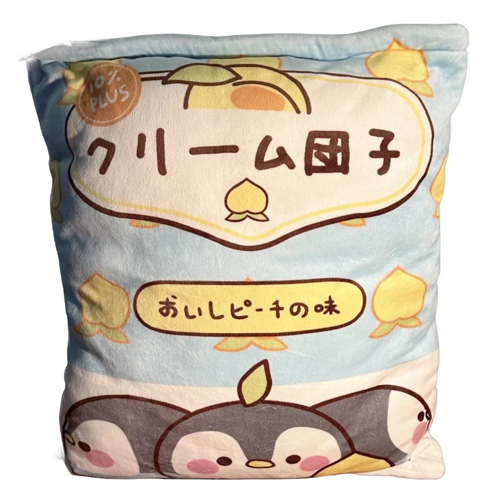 Kawaii Plush Penguins Inside Pillow Tactile Squishie Anime Sleep & Play~Set of 8