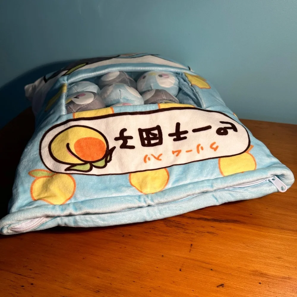 Kawaii Plush Penguins Inside Pillow Tactile Squishie Anime Sleep & Play~Set of 8