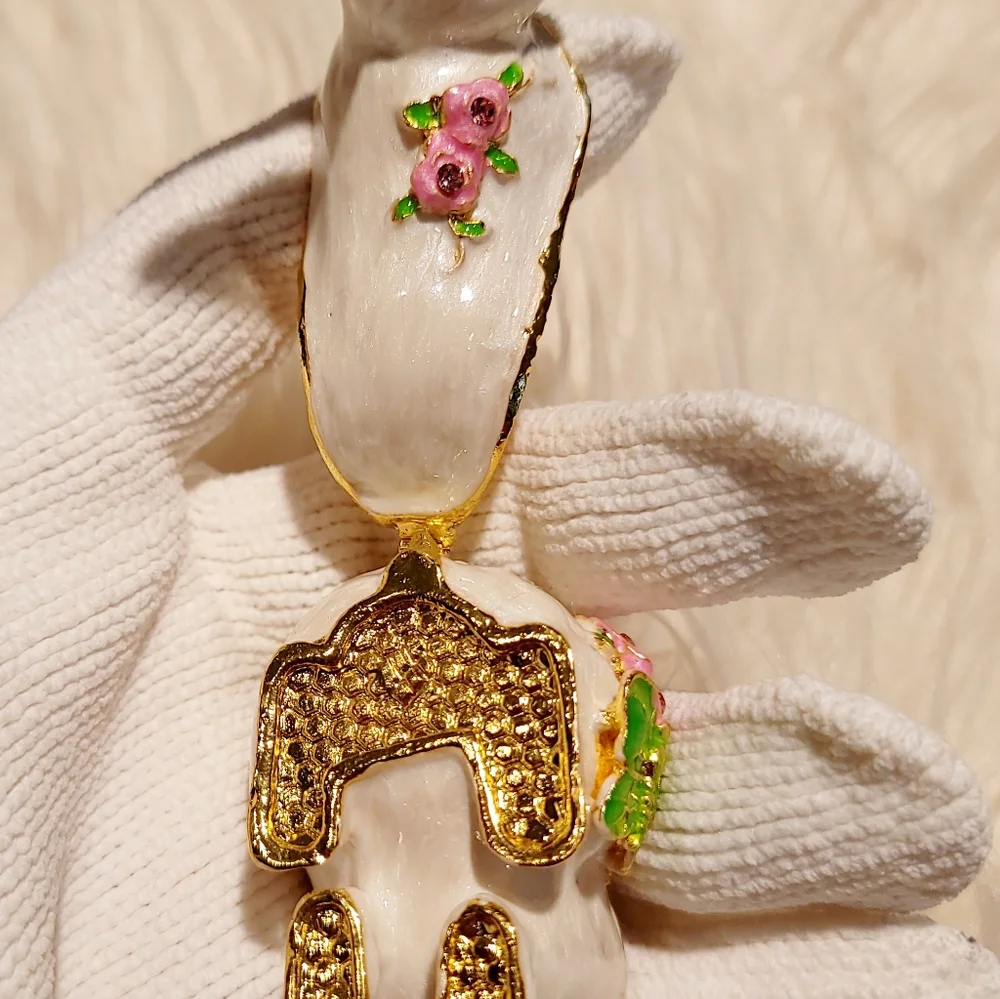 None bejeweled white