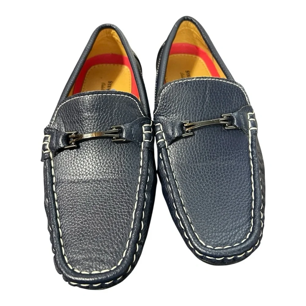 Steve Harvey Celebrity Edition Boys Blue Vegan Shoes Size 13