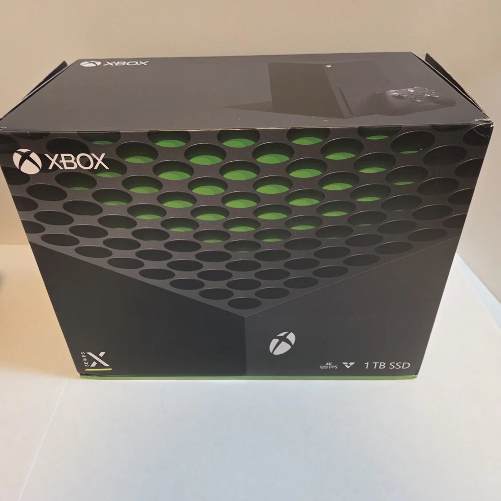 Xbox Series X 1TB SSD Packaging Empty Box With Foam Inserts Box
