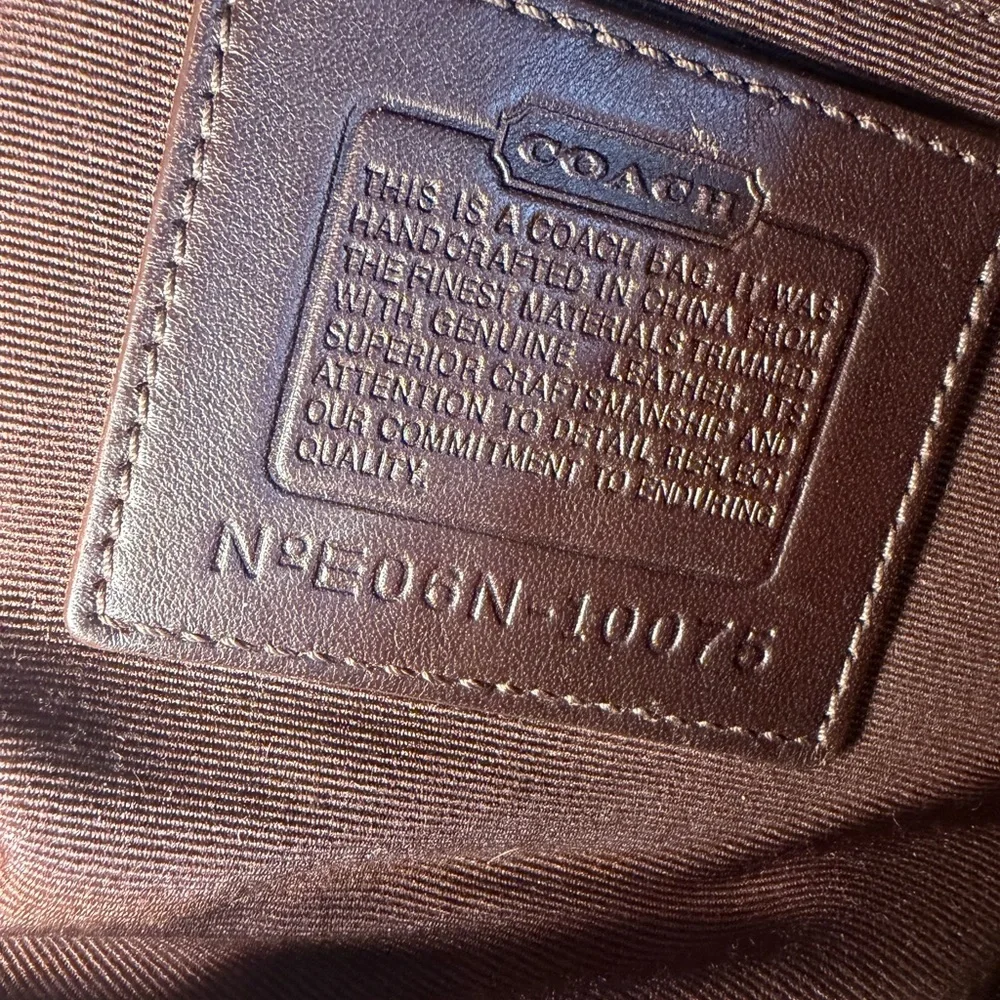 Coach authentic signature