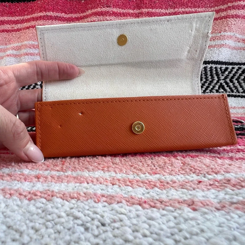 Tory Burch front leather