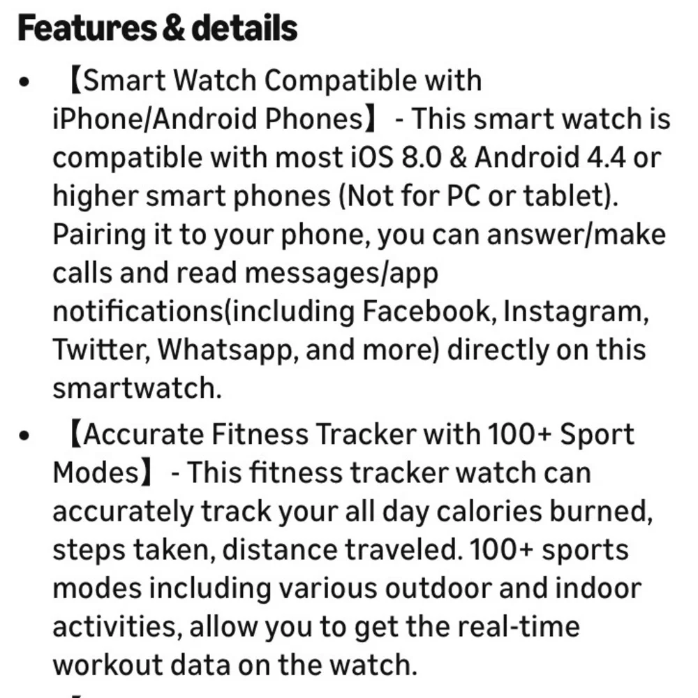 GRV Smart Watch for iOS and Android Phones, Watches for Women IP68 Waterproof