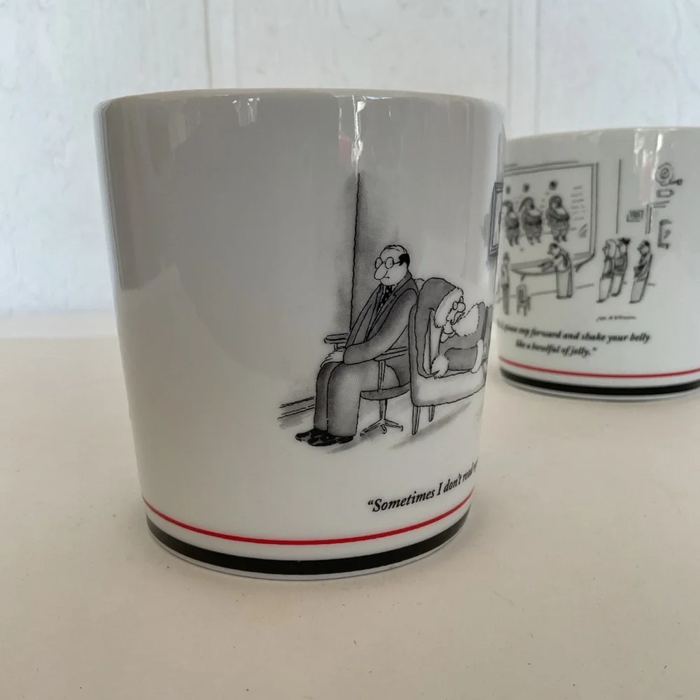Restoration Hardware x The New Yorker Set of Two Ceramic Mugs