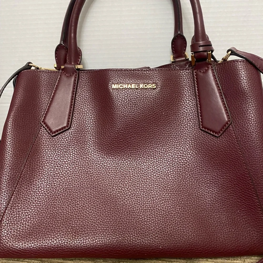 Michael Kors structured leather