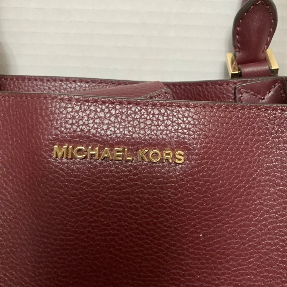 Michael Kors structured leather
