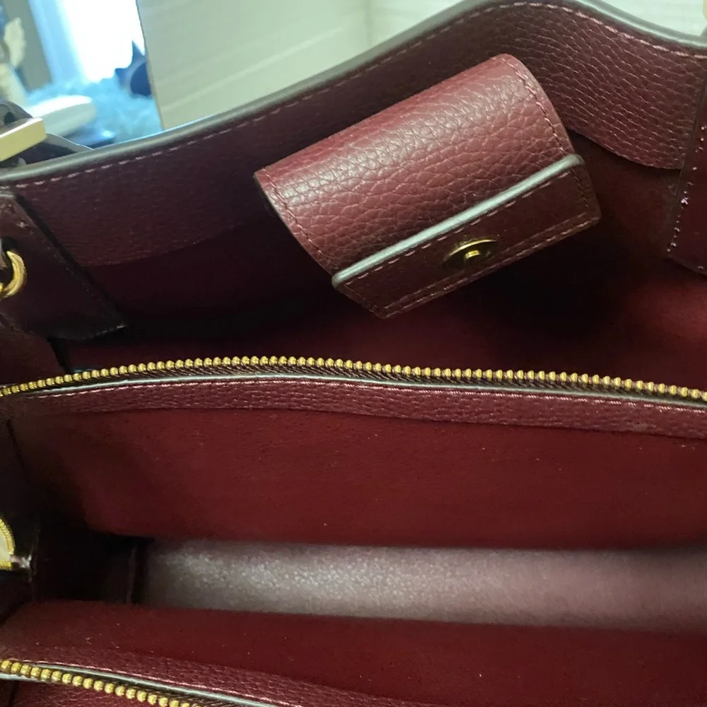 Michael Kors structured leather