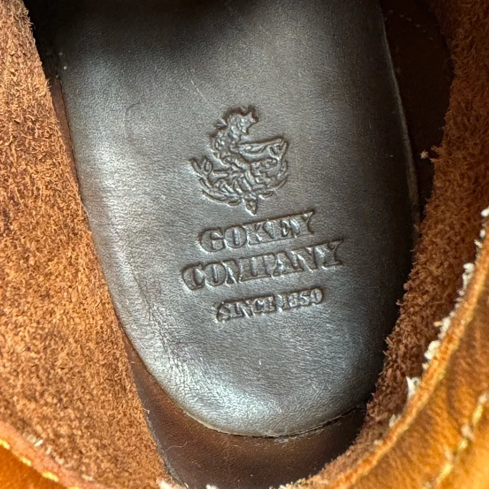 Vintage Gokey company Brown Leather Ankle Boots men’s 9 (s21)
