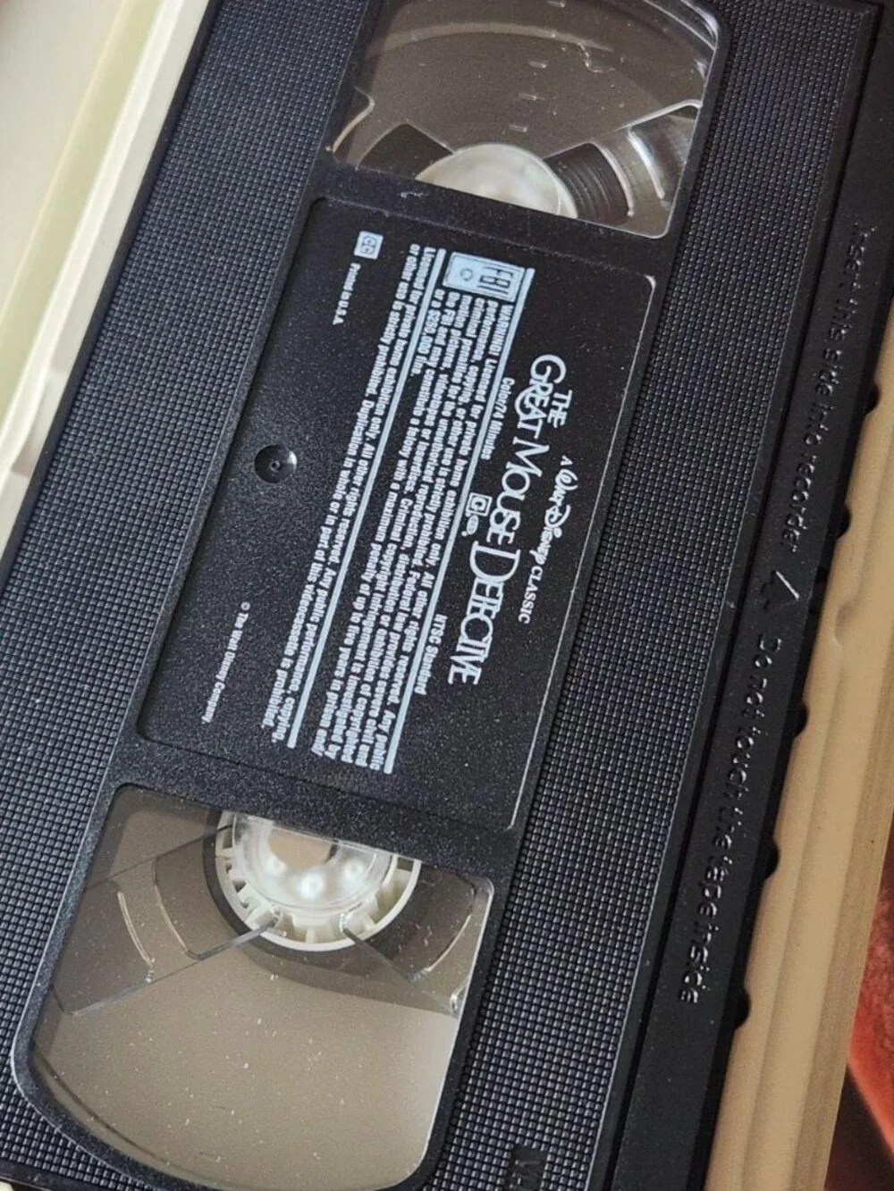 The Great Mouse Detective - 1992 - Black Diamond - VHS