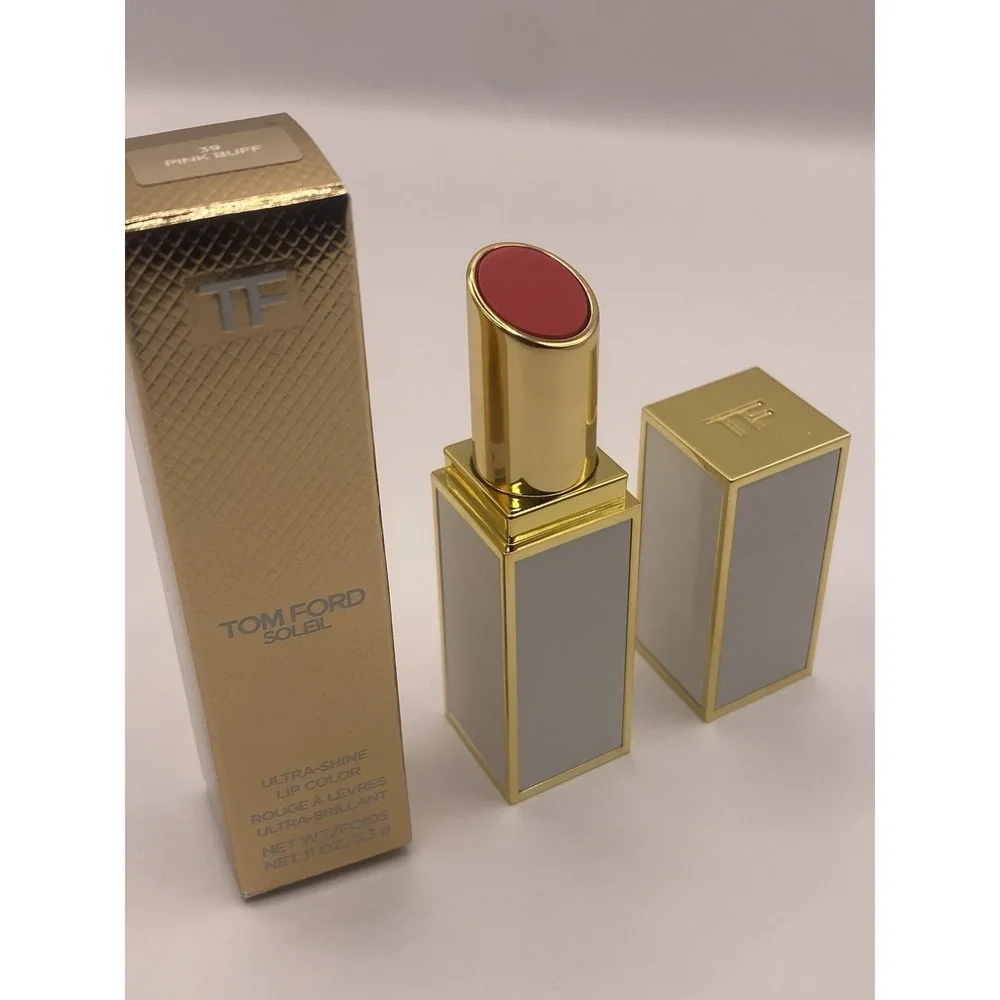 Tom Ford Soleil Ultra-Shine luxury Lipstick 39 Pink Buff Full Size