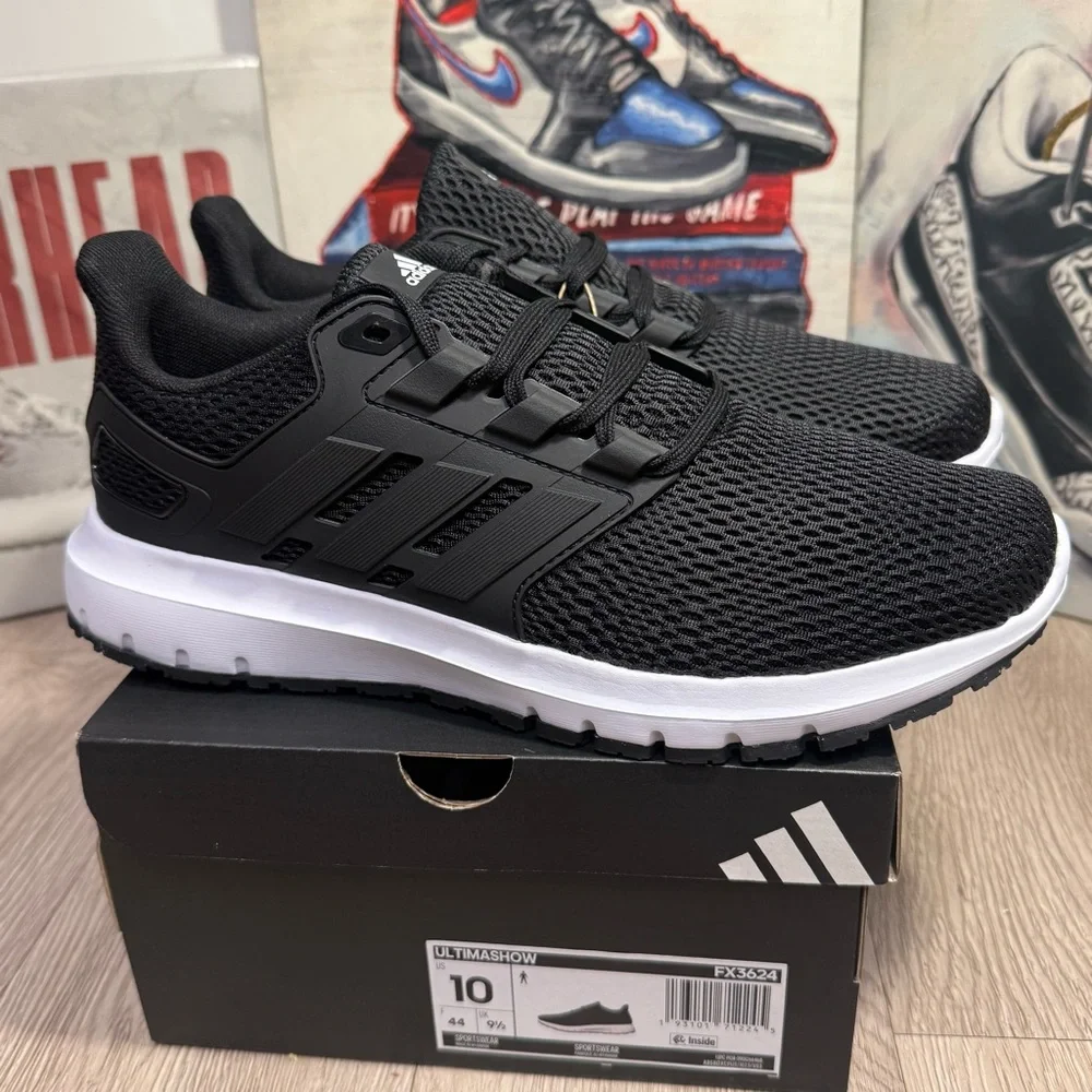 New adidas Ultimashow Core Black Cloud White Men Shoes 11.5, 12,12.5