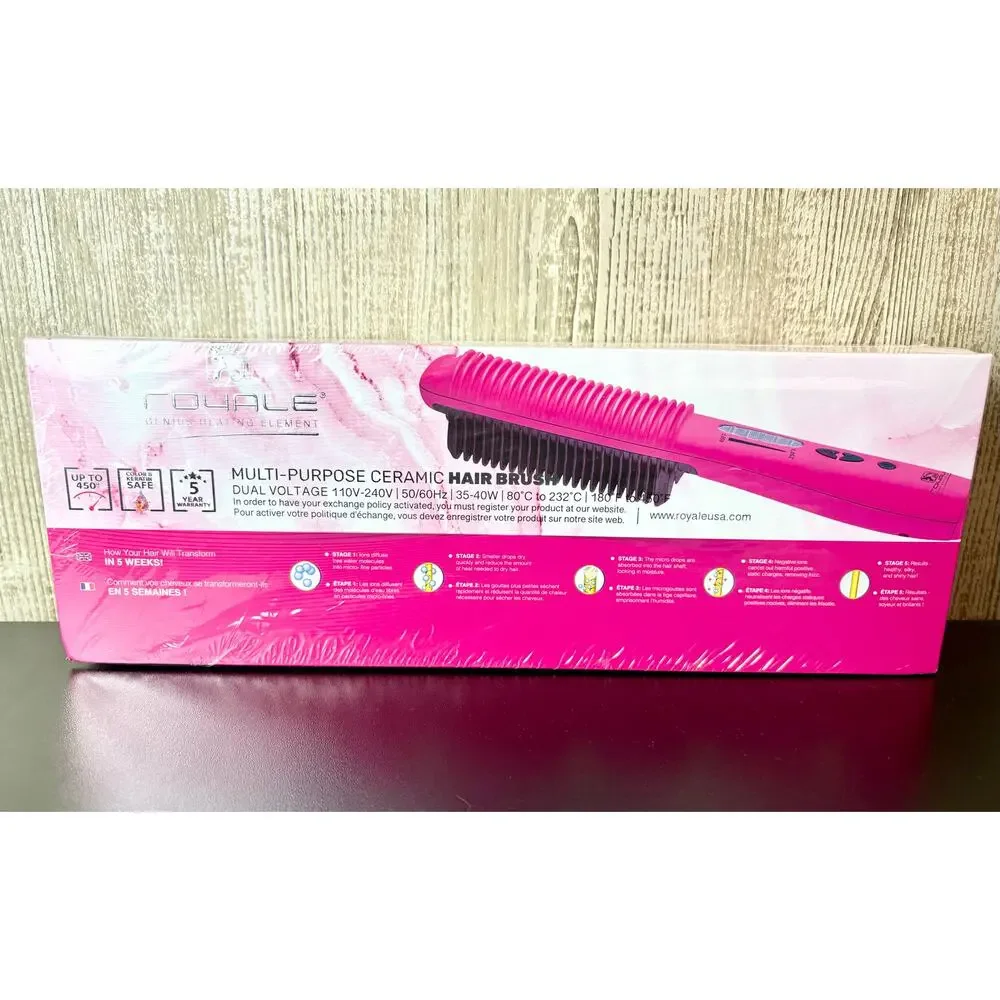 Royale Genius Multi-Purpose Ceramic Heating Hair Brush