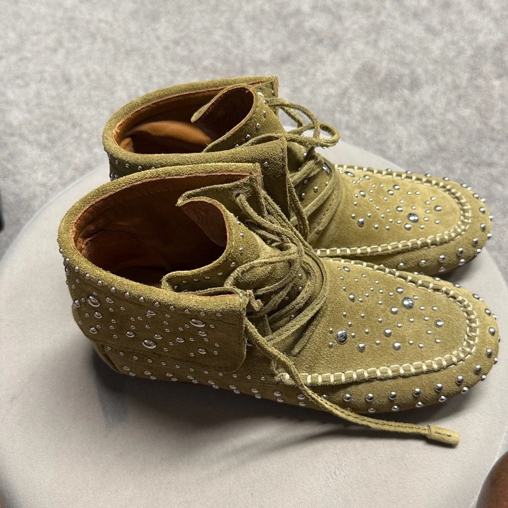 Zadig & Voltaire tan suede