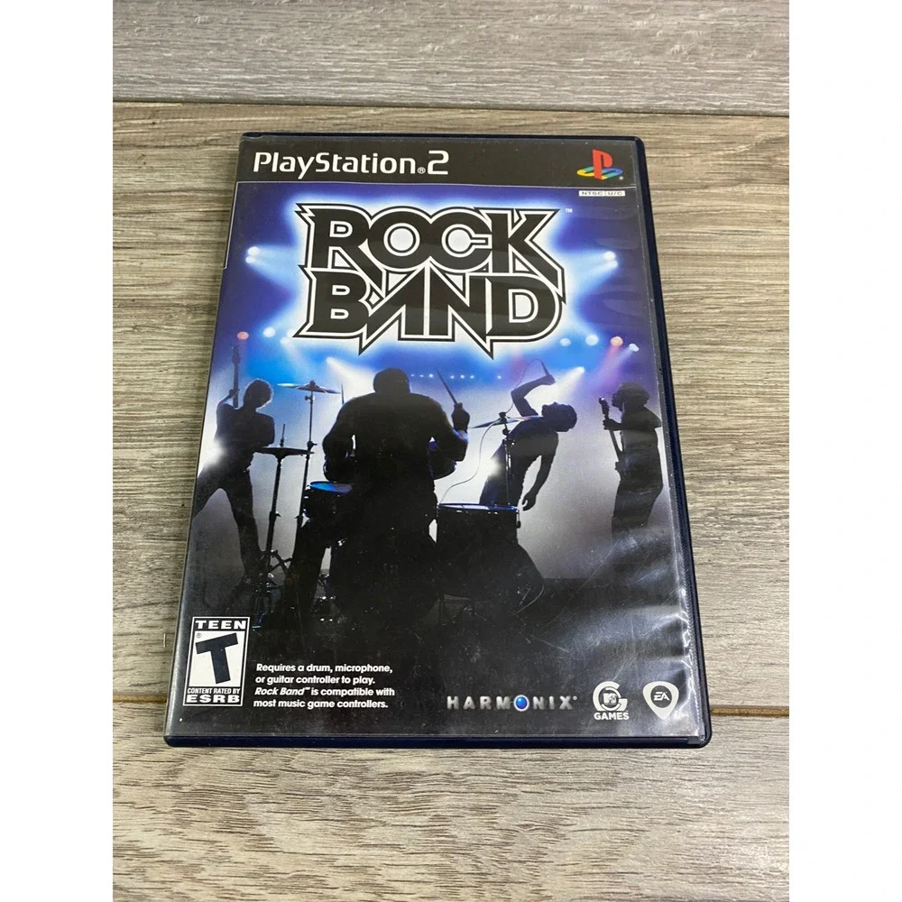 Rock Band Sony PlayStation 2 PS2 Game 2007 SLUS 21682 Complete with Manual