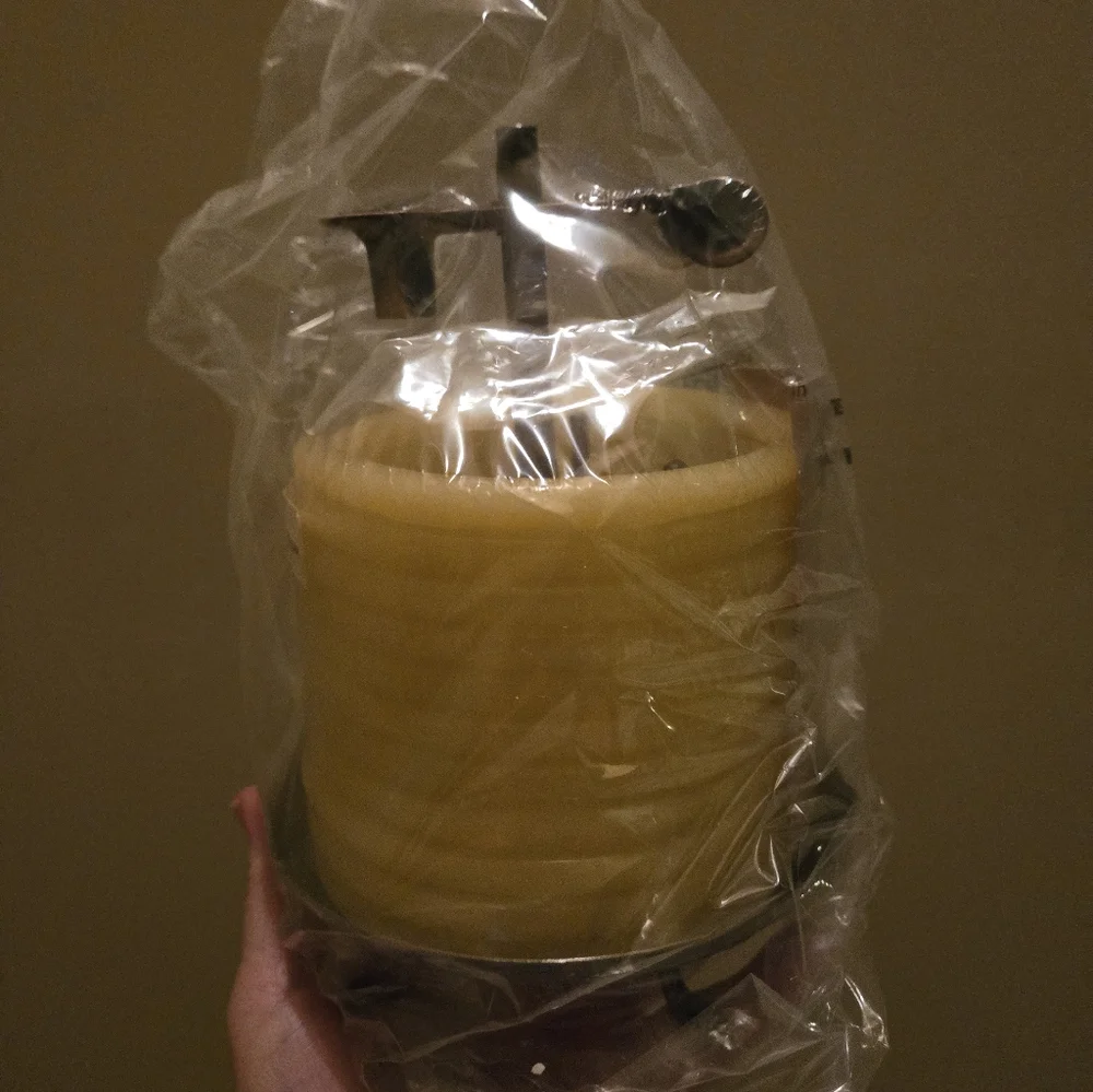 60-Hour Beeswax Candle - Natural