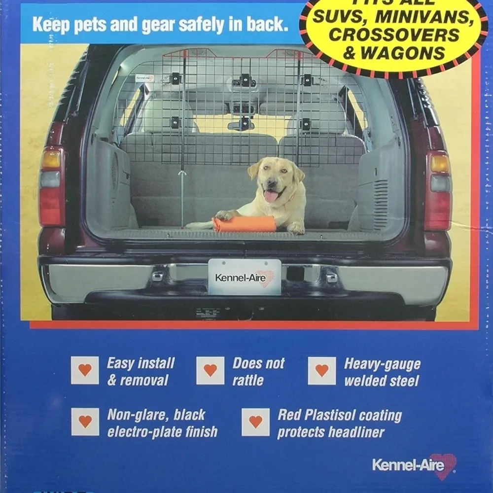 Universal Wire Vehicle Barrier from Kennel-Aire