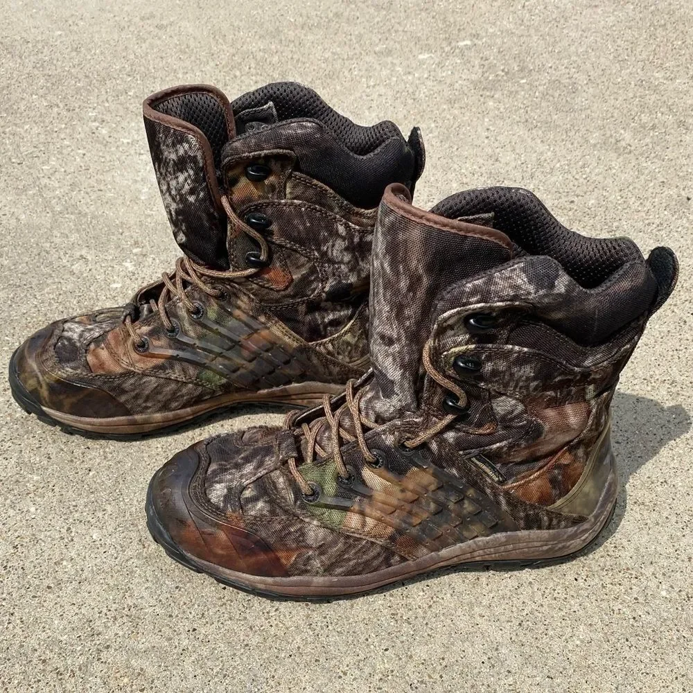 MEN’S~CABELA’S~CAMO HUNTING BOOTS~SIZE 8-D~GOOD USED CONDITION~G22