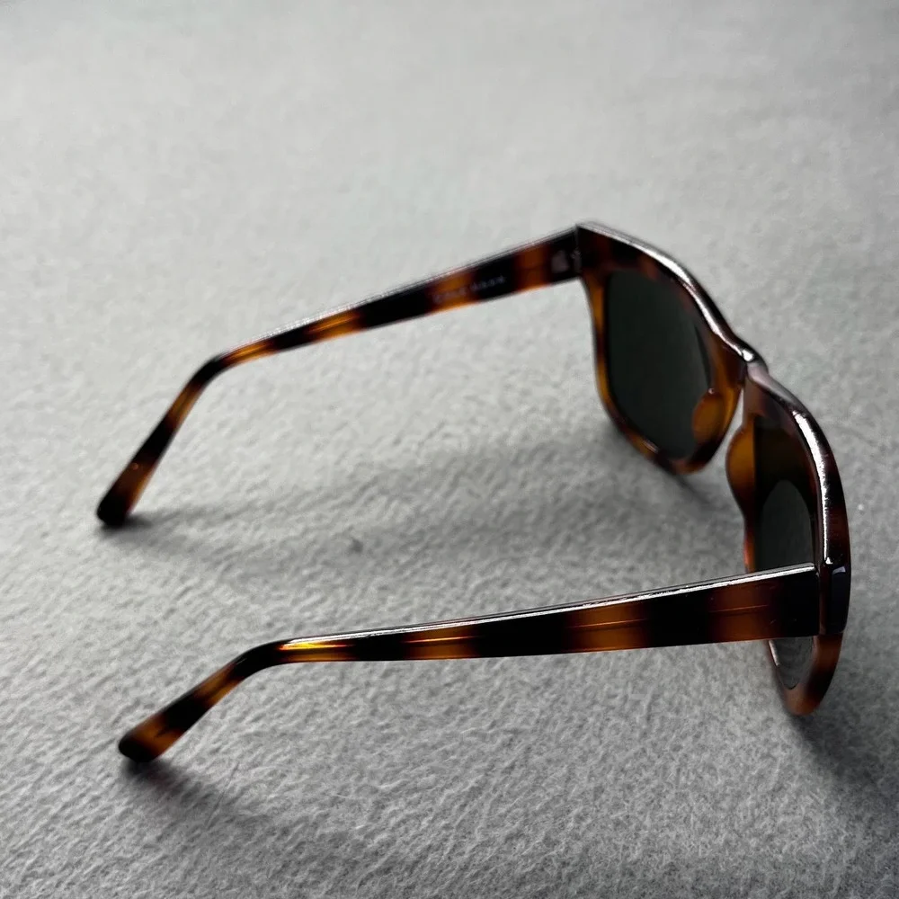 Cole Haan Sunglasses Brown Tortoise Acetate Square CH7022 55-18-142 Classic